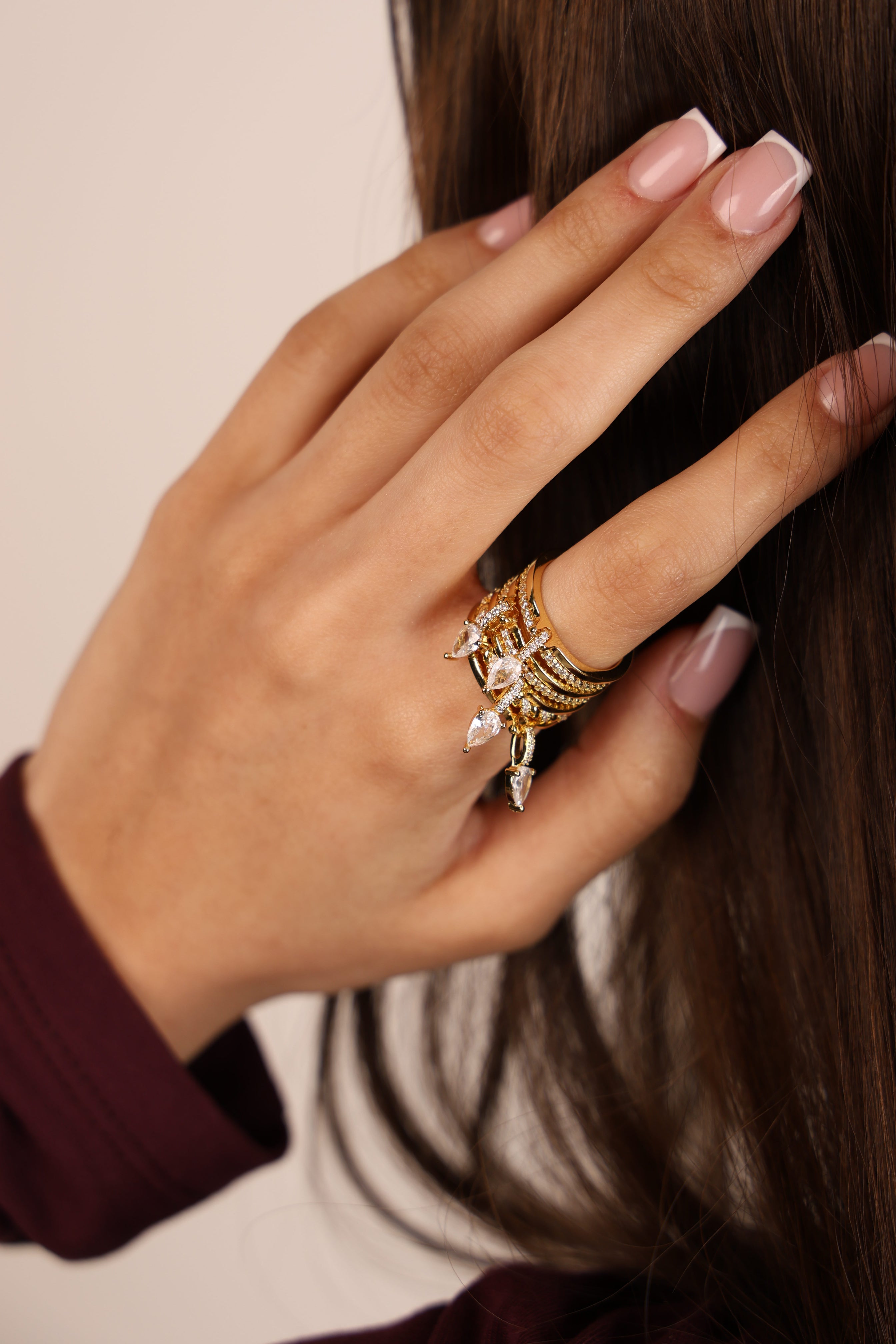 Prism Diamond Stack Rings