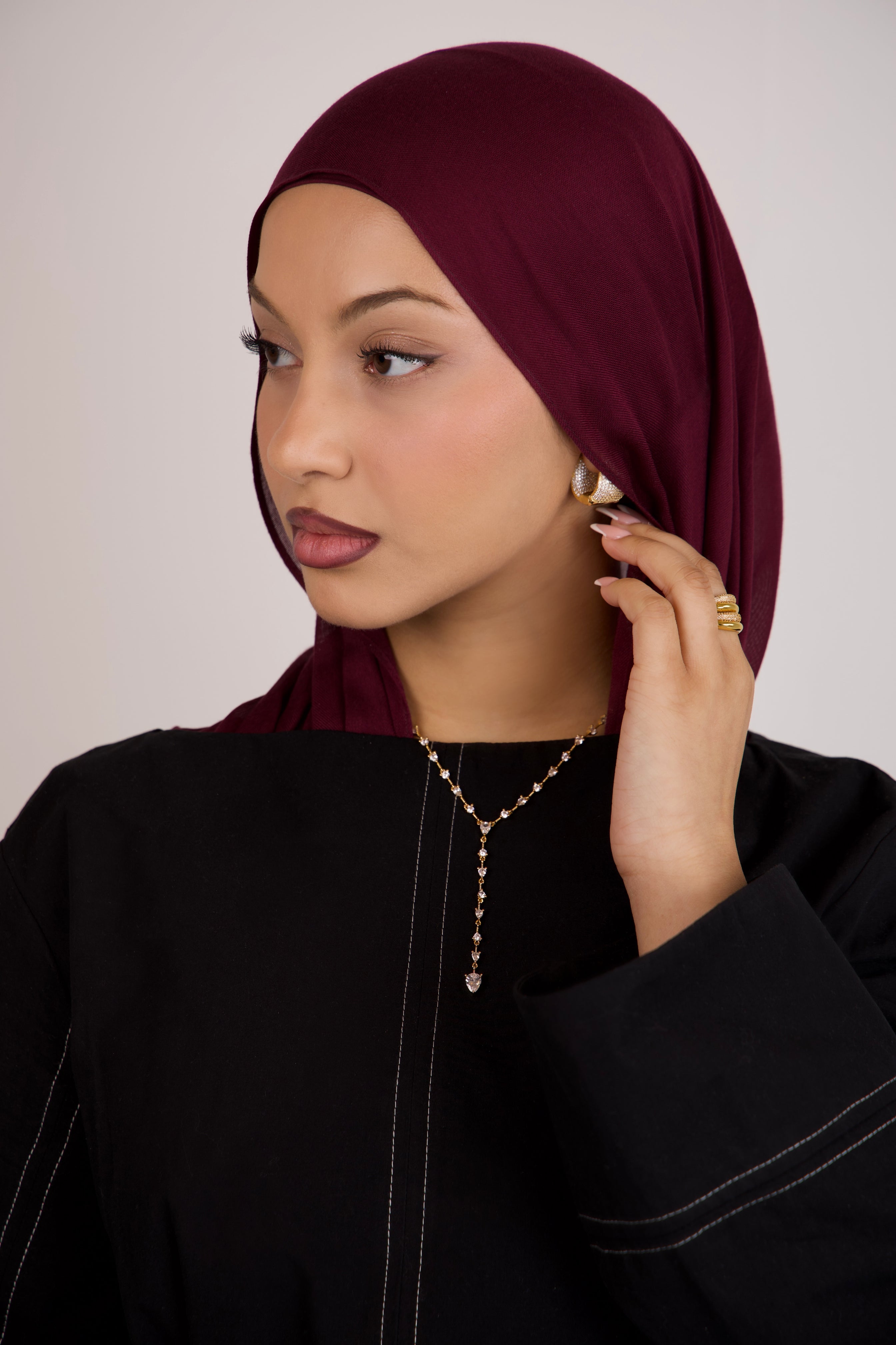 Veyla Drop Huggie Earrings