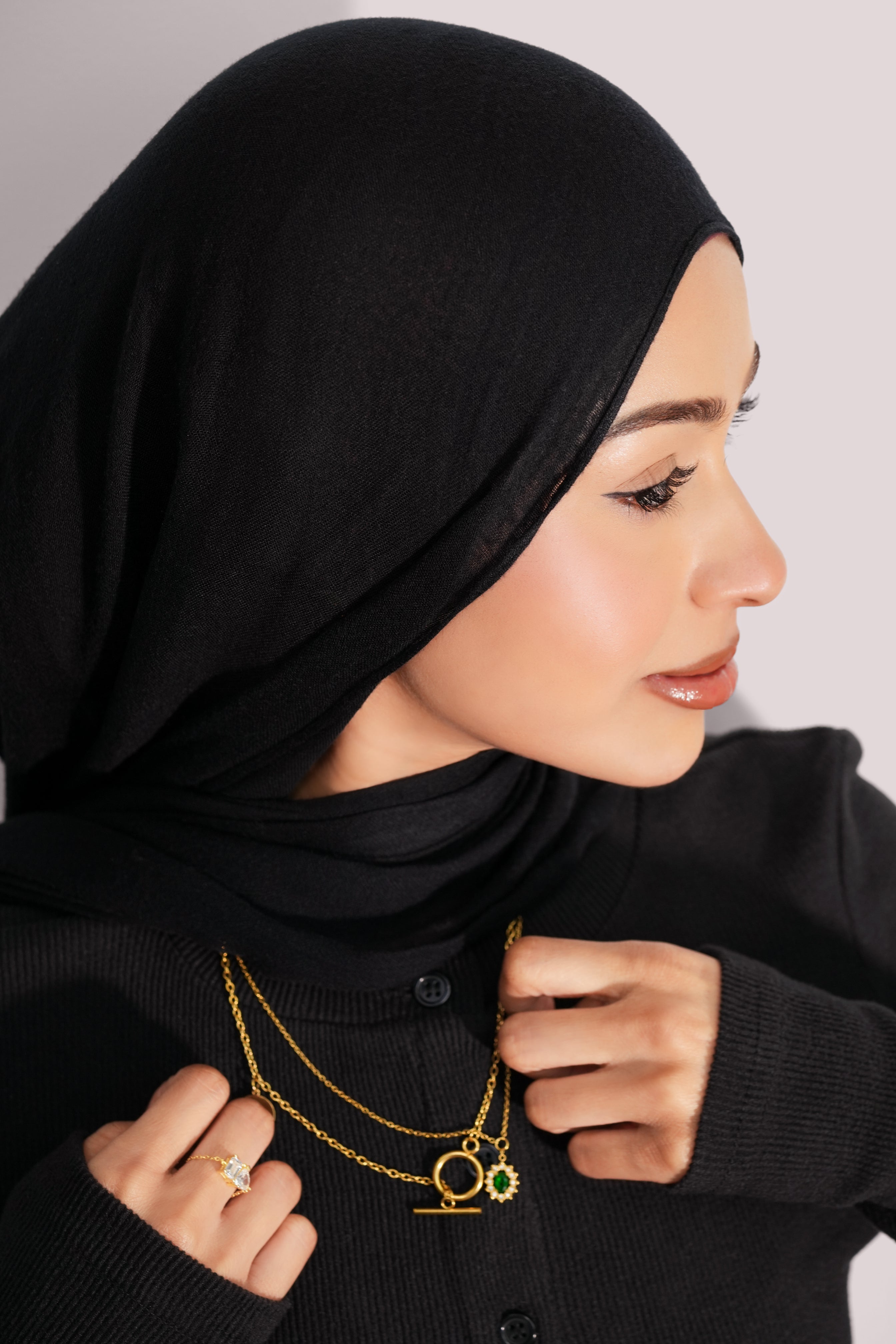 Starlit Emerald Necklace