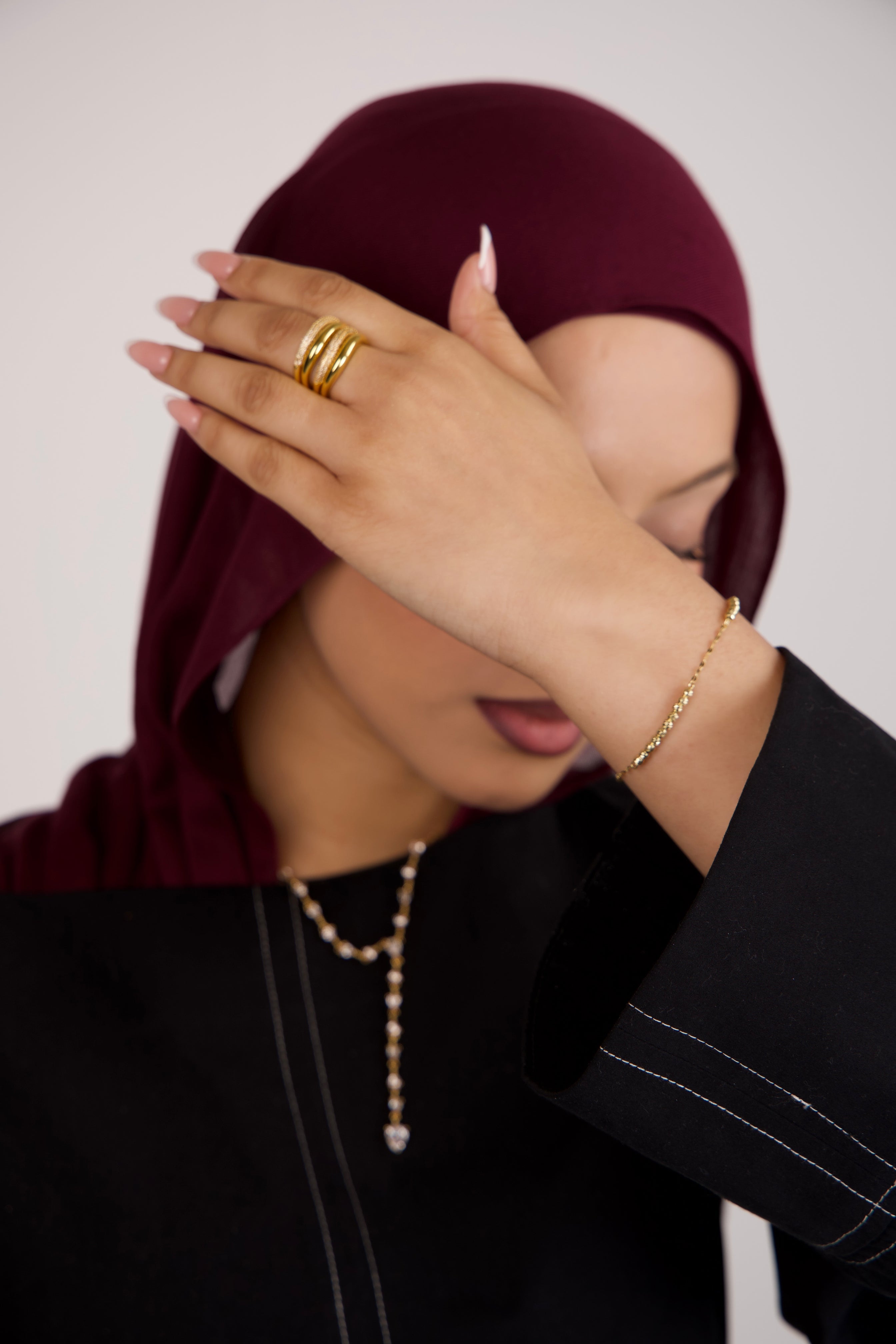 Deia Textured Chain Bracelet